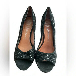 Jeffrey Campbell black platform heels